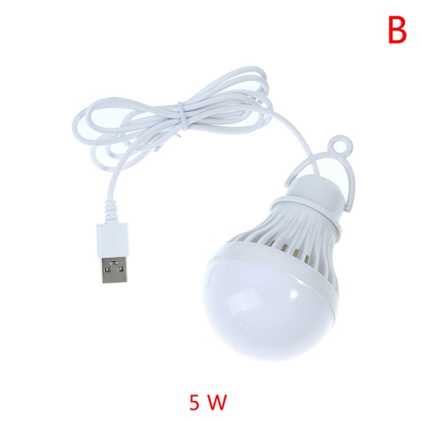 LED-lykta Bärbar campinglampa Minilampa LED USB Power 3W 5W 5W