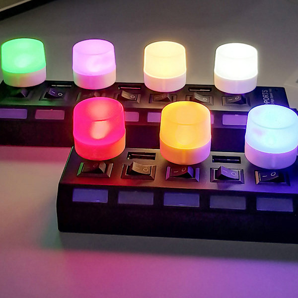 Super Bright USB Mini Book Light Reading Lamp Mini Bärbar USB White light