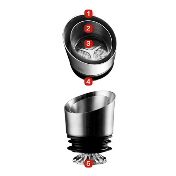 Glas rött vin Quick Decanter Hushållsvin dispenser Pot Iceb