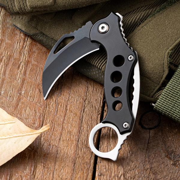 Outdoor Camping Survival Rostfritt stål Vikbar multiverktyg Kn