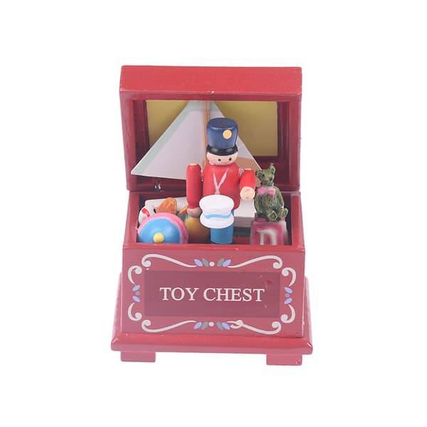 1:12 Dockhus Miniatyr Leksakslåda Jul Nötknäppare modell Kid