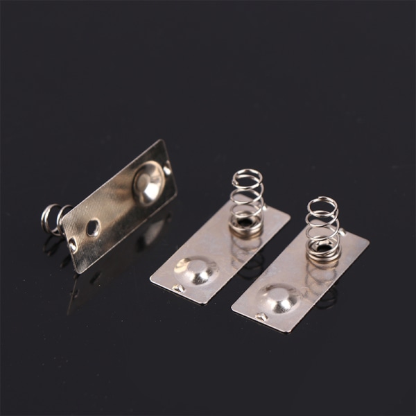 10 st 27x11,6 mm AA batteri positiv negativ omvandlingsfjäder