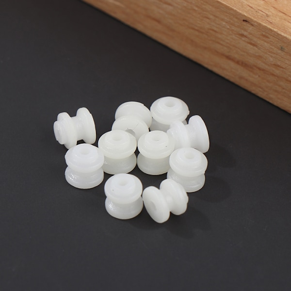 10 ST Remskivor Micro Plastic Remskiva Hjul Passar DC-motoraxel