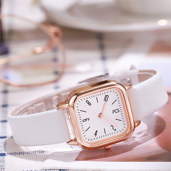 Ny Watch Luminous Small Square white