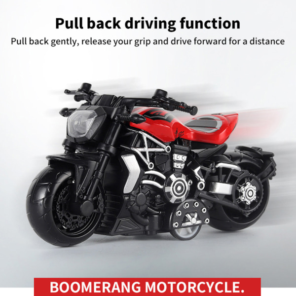 Simulering Motorcykelmodell Pull Back Motorcykelmodell Barn B2
