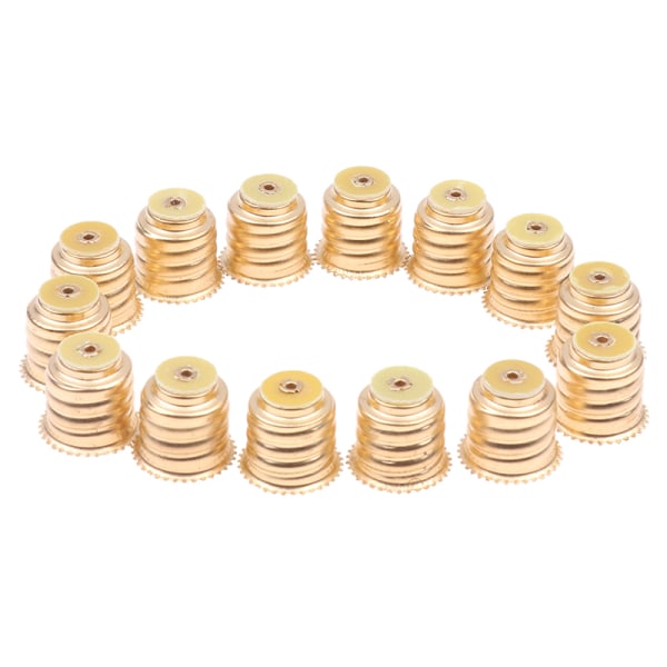 E14 Mässing Lacy Lamphållare Light Beads Bases Screw Type Bulb Co