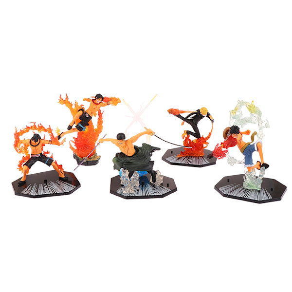 18 cm One Piece Figure Fire Fist Portgas·D· Ace Monkey·D·Luffy M 2