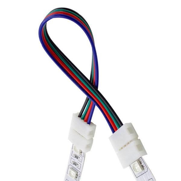 1st 4pin 10mm RGB LED Strip Connector Free Welding Connector f