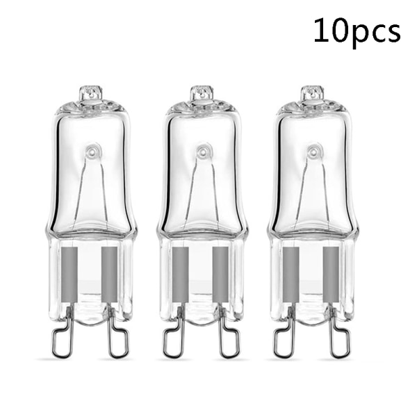 10st 25W G9 Ugnsljus Högtemperaturbeständig halogenlampa