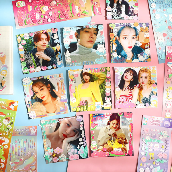 6/8/12 st per förpackning Kawaii spetskant DIY washi tape scrapbooking d A13