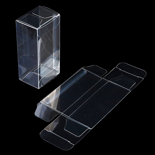 1Set 1:64 Bilmodell Display Box Transparent case PVC 5Pcs-4.1*4.3*8.2cm