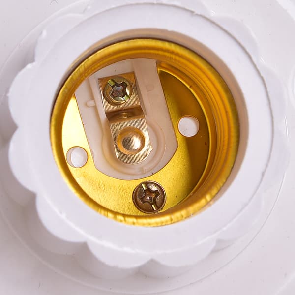 E27 LED Glödlampshållare Rund Sockel E27 Bas Hänglampa So