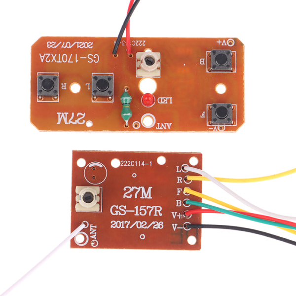 4CH RC Remote Control Circuit PCB Transmitter Receiver Board Ca