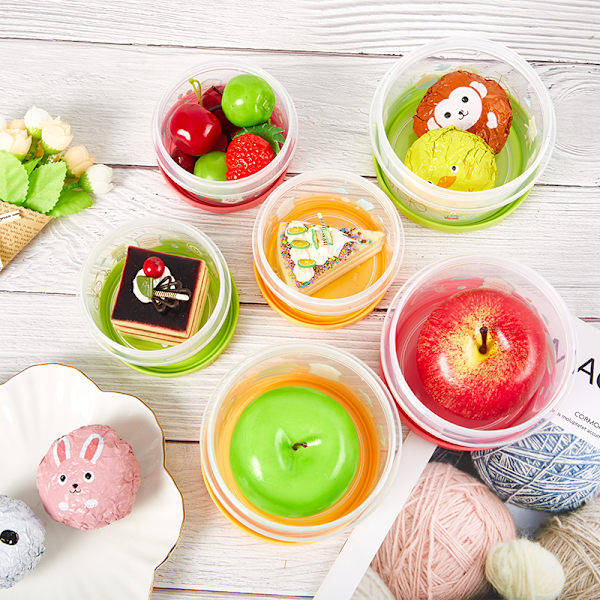 250/500 ml e Cartoon Lunchbox Barnbehållare Bärbar Bento St Red 250ML(Low Style)
