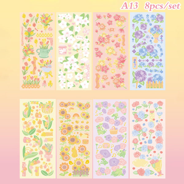 6/8/12 st per förpackning Kawaii spetskant DIY washi tape scrapbooking d A13