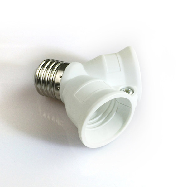 Skruv E27 LED-basljuslampa Glödlampssockel E27 till 2-E27 Splitter