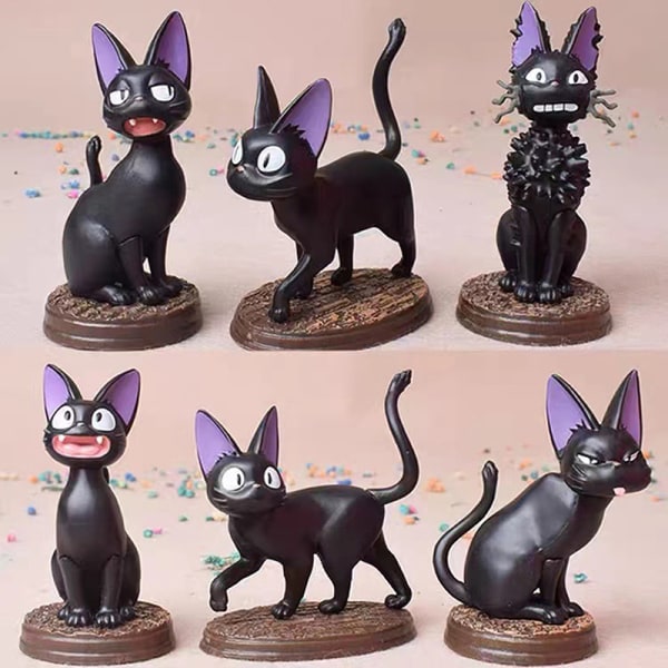 e Black Cat Jiji Ornament Anime Kiki's Delivery Service Figurin