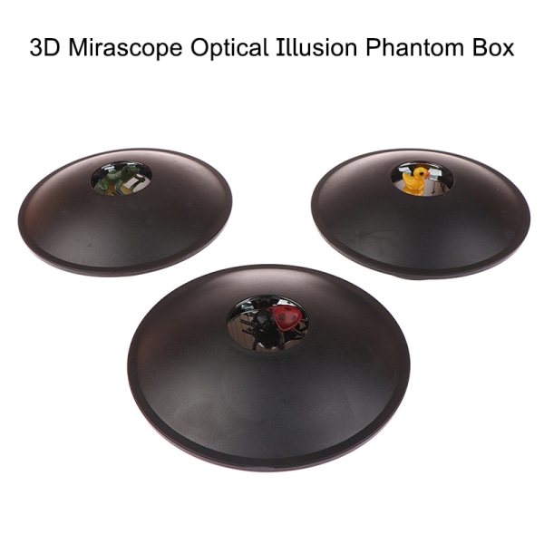 3D Illusion Mirascope Hologram Maker Optical Kids Science Trick Yellow