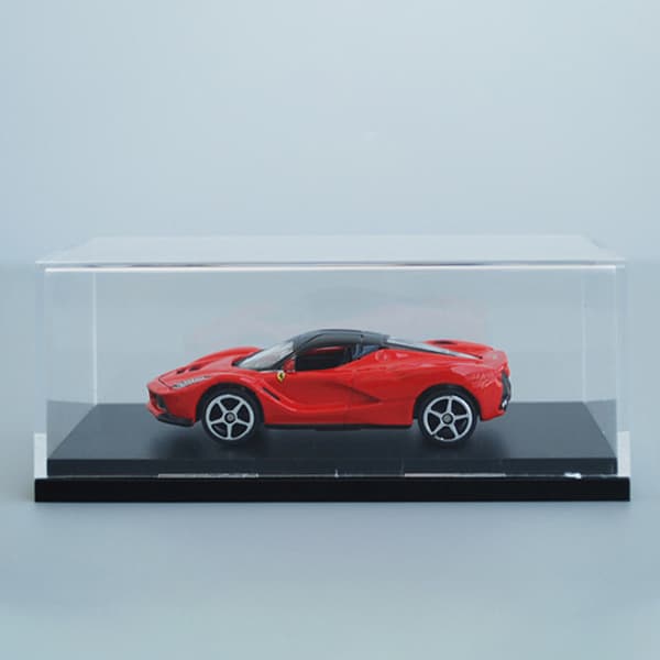 1 st Acrylic Display Case passar för 1:64 Mini Size Dammtät Clea