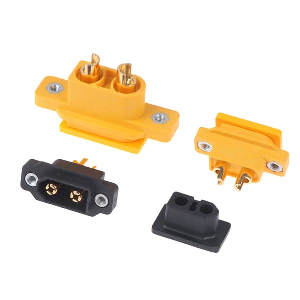 Monterbar kontakt XT60E XT90E EC5E EC8E med cover Hög ström XT M