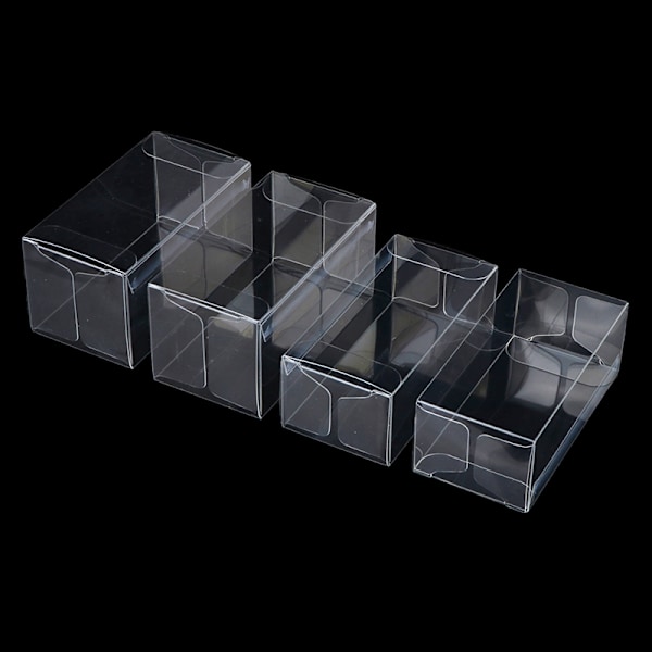 1Set 1:64 Bilmodell Display Box Transparent case PVC 5Pcs-4.1*4.3*8.2cm