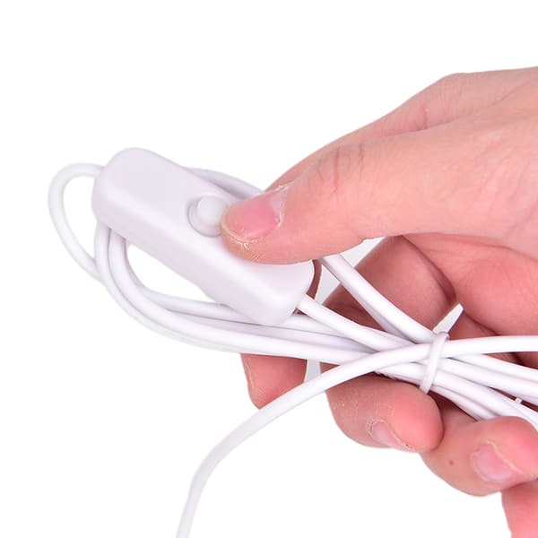 Trä LED lampfot USB kabel Switch Nattljus 3D Led Night warm white
