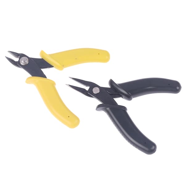 1/2 st monteringsverktyg 3D metallmodell Set för Clipper Nose Diagonal pliers