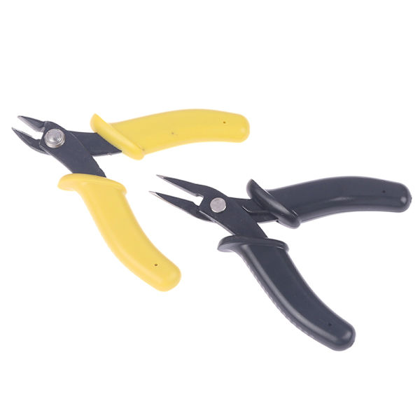 1/2 st monteringsverktyg 3D metallmodell Set för Clipper Nose Needle nose pliers
