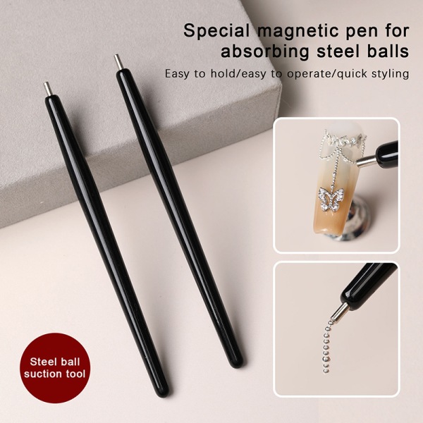 Nail Magnetic Pen Picking Steel Ball Nail Dotting Pen Nail Art