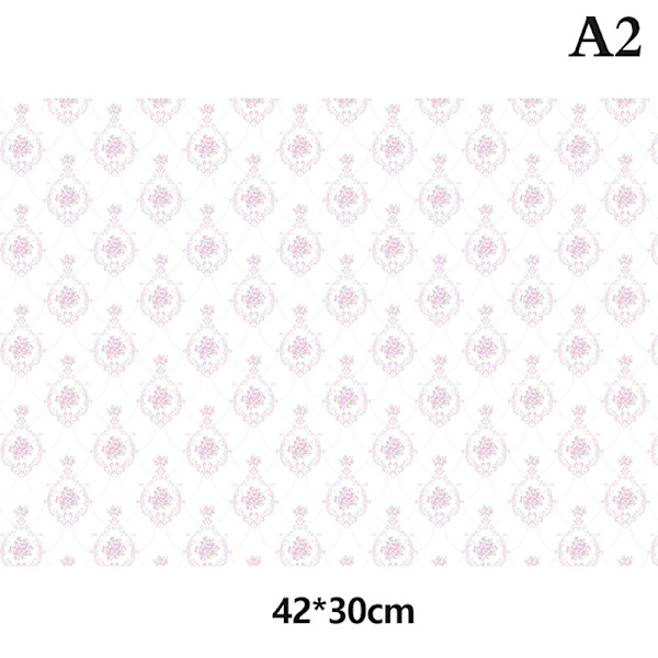 1st DollHouse dekorativa tillbehör e Flower Wall Decal Shooti A2