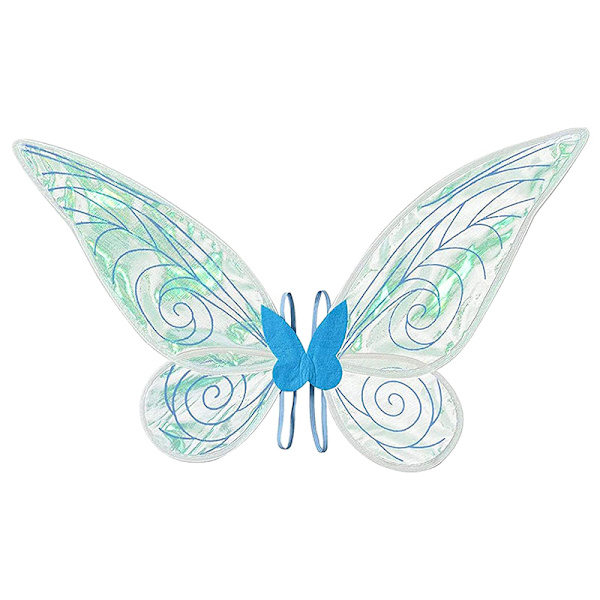 I lager Färgglada fjärilsvingar Angel Fairy Wings Party Perfo blue