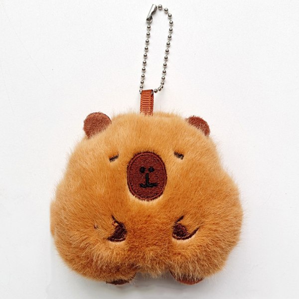 Squeak Capybara Nyckelring Marsvin Plyschleksakshängande Ryggsäck A