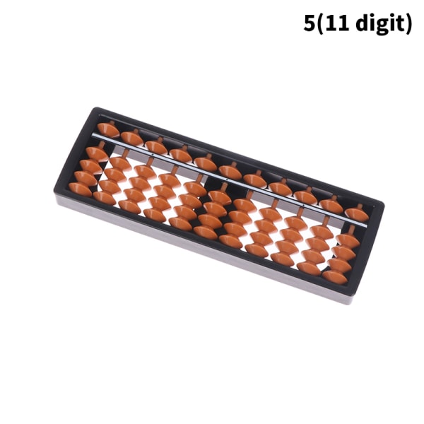 Standard Abacus Soroban Miniräknare Räkneverktyg Matematik Be 5(11 digit brown)