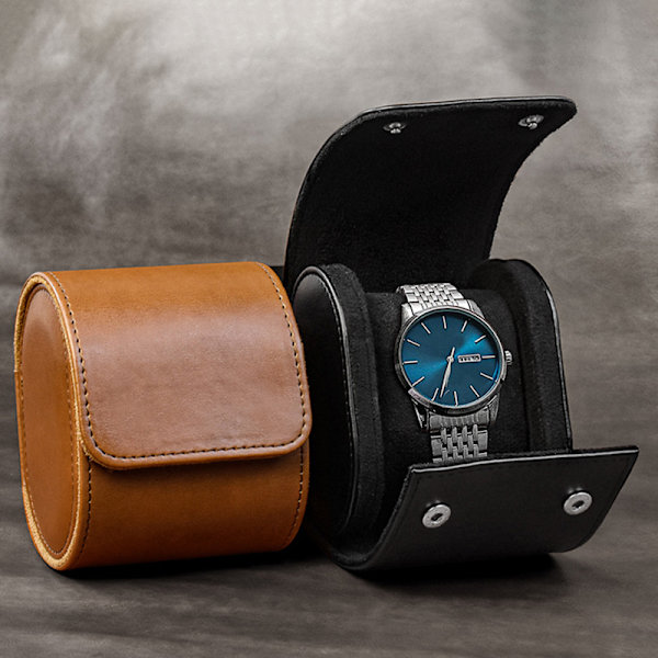 Retro Single Watch Bag Watch Förvaringslåda Portable Trave D