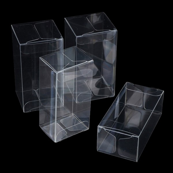 1Set 1:64 Bilmodell Display Box Transparent case PVC 5Pcs-3*4*8.2cm