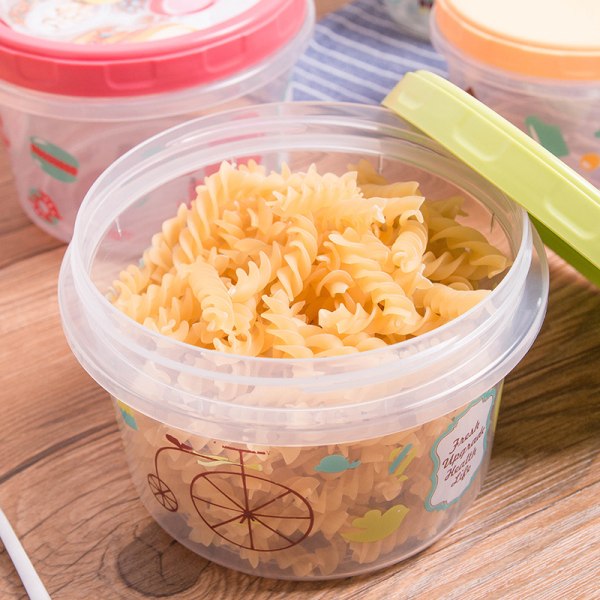 250/500 ml e Cartoon Lunchbox Barnbehållare Bärbar Bento St Red 250ML(Low Style)