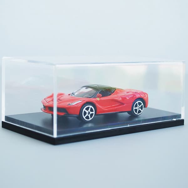 1 st Acrylic Display Case passar för 1:64 Mini Size Dammtät Clea