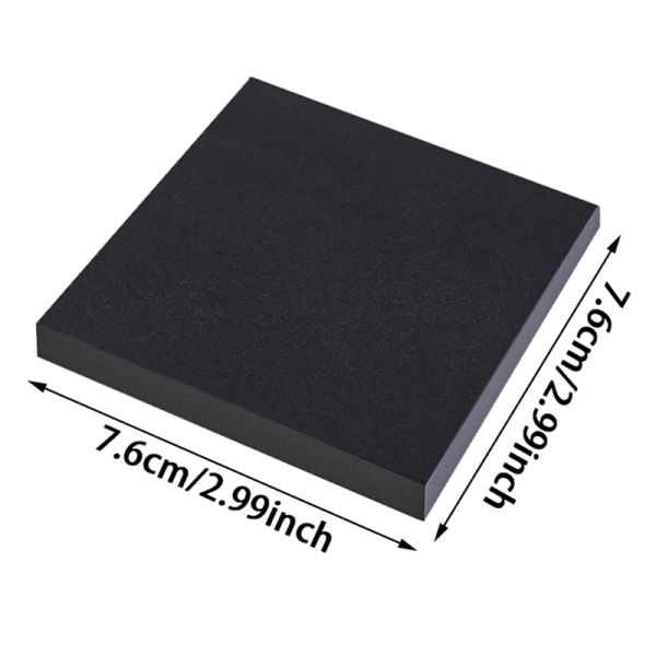 50 ark 76*76 cm Svart färg Sticky Notes Självhäftande Memo P