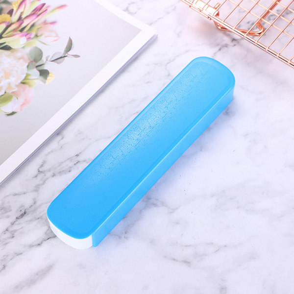 Portable Outdoor Travel Lery Case Box Bordsstickor Spoon St Blue