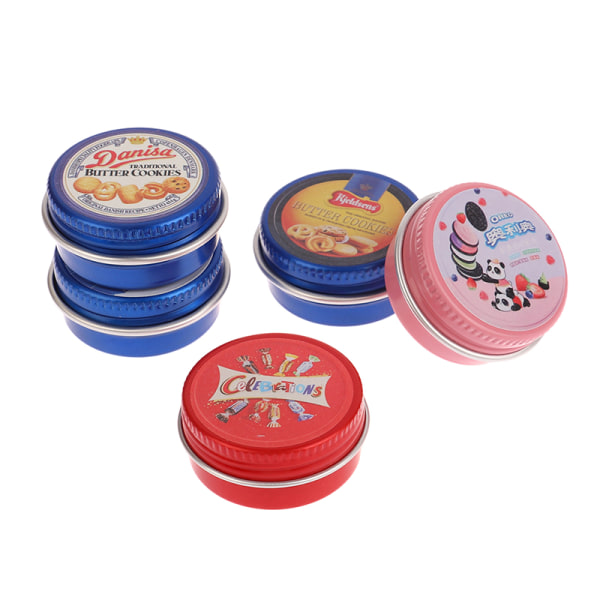 1/12 Miniatyr Dollhouse Cookies Box Dockhus Köksinredning A4