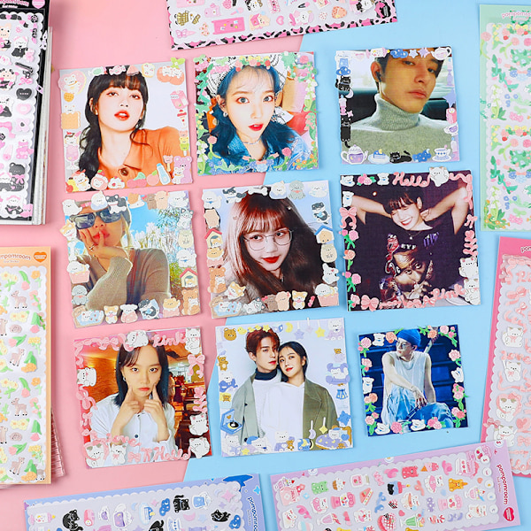 6/8/12 st per förpackning Kawaii spetskant DIY washi tape scrapbooking d A13