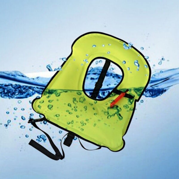 Vuxna Bärbar Uppblåsbar Snorkelväst Lätt Slitstark Bojar Jackor För Dykning Blue