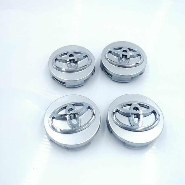 Toyota 4 62 mm Hjulkapsel til Sort Logo