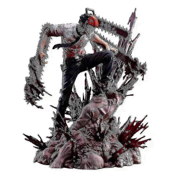 Chainsaw Man Denji PVC Animefigur - 33,8 cm Actionmodell 25-26