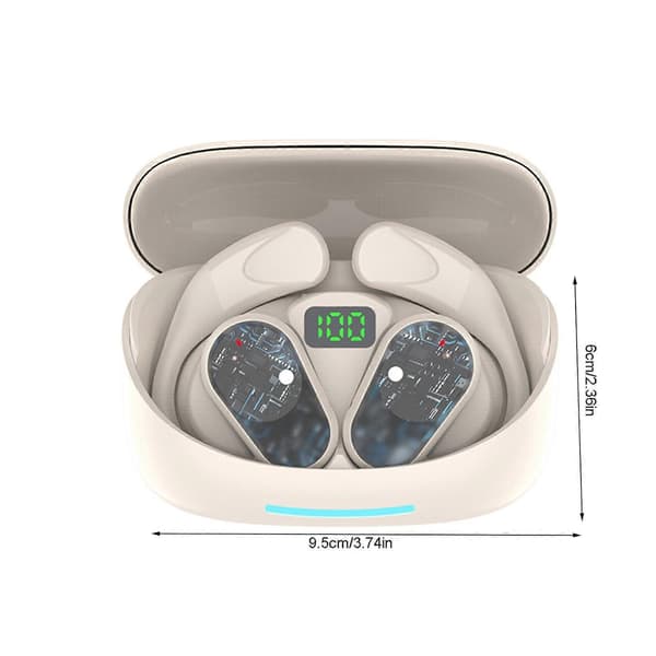 Bluetooth-headset, trådlöst Bluetooth-headset, 5,3-tums smart digital display affärs-high-end-headset