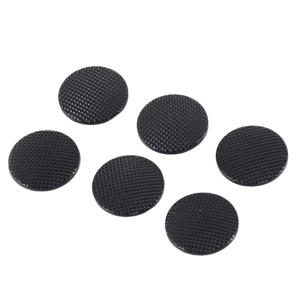 6 stk. analog joystick-spak erstatningshetteknapp for PSP 1000 svart Nero