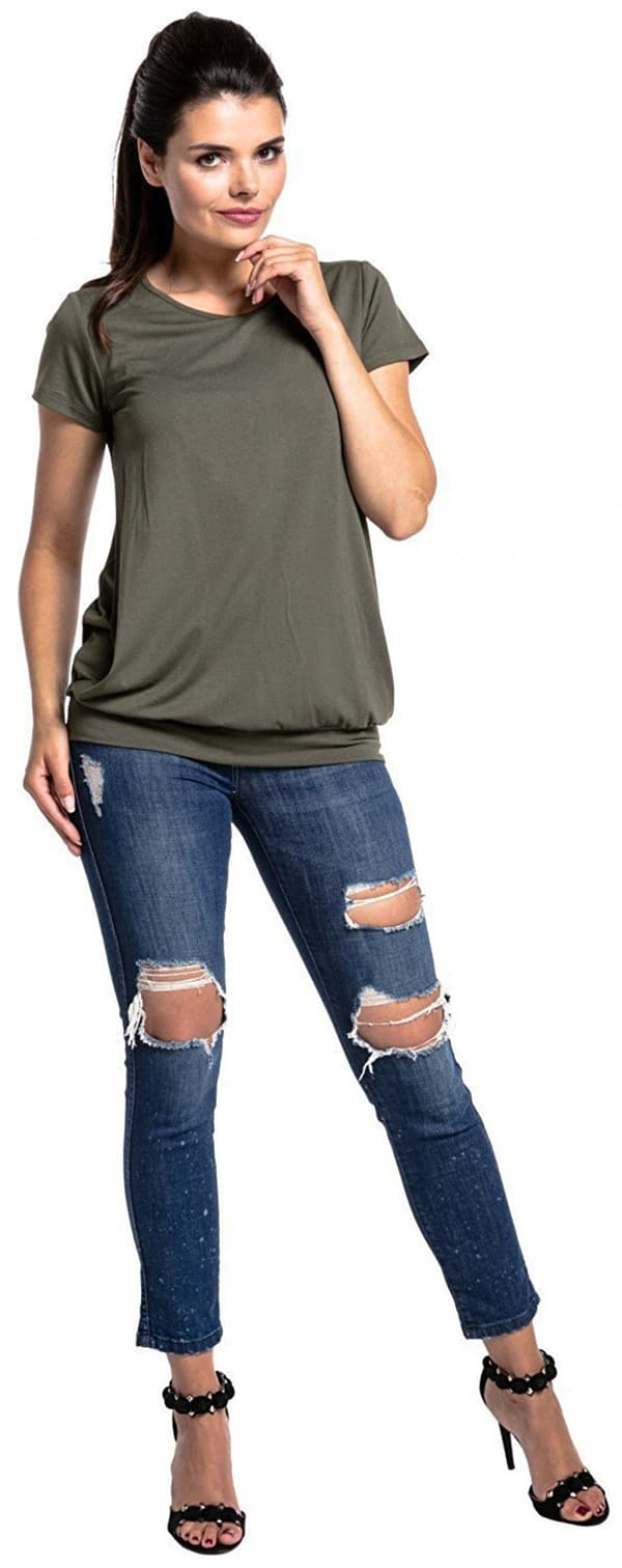 Amningslinne för kvinnor, amningstopp, T-shirt Dou