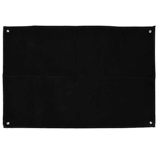 Militär Patch Samling Display Panel Väggupphängningshållare För Moral Hook And Loop Emblemsvart