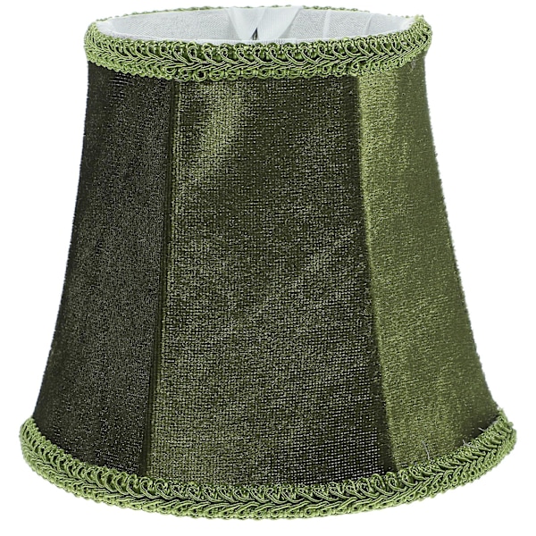 Lille Lampskærm E14 Fatning Vægskærm Retro Stil Lampebetræk Til Bordlampe Dark Green 12X12X11CM