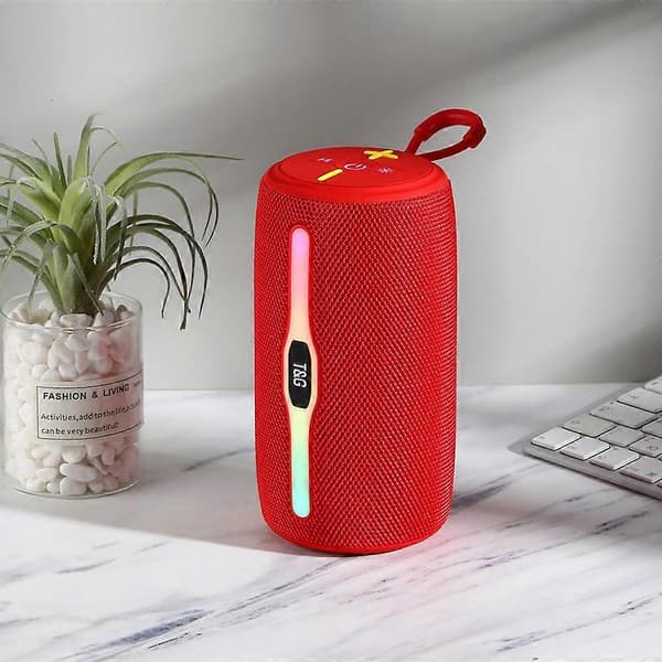 T&G TG675 Music Pulse langaton Bluetooth-kaiutin LED-valolla Orange